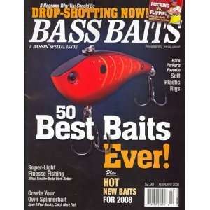   Bass Baits, February 2008 Issue Editors of BASS BAITS Magazine Books