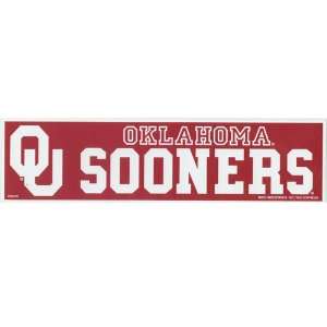Express Oklahoma Sooners Bumper Sticker 