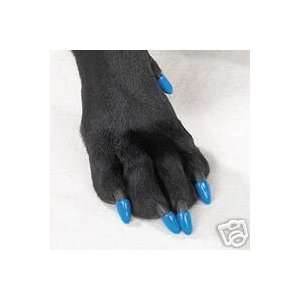 Soft Claw Paw Nail Caps DOGS K9 Size LARGE in BLUE:  