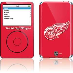   Red Wings Solid Background skin for iPod 5G (30GB): MP3 Players
