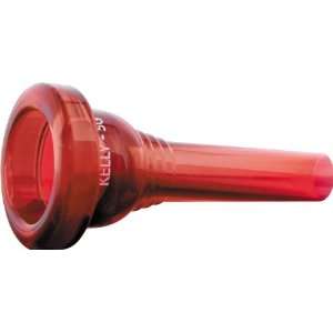  Kelly Trombone Mouthpiece Large Shank, Crystal Red 5G 