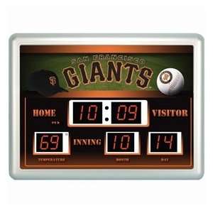   San Francisco Giants Clock   14x19 Scoreboard