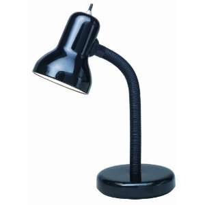   Satco Products SF77/537 Goose Neck Desk Lamp, Black: Home Improvement