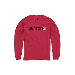  Burton Logo Horizontal L/S (Cardinal) Medium   Shirts 