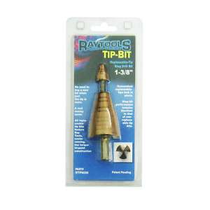 RAY TOOLS RTTP6030 Replaceable Tip 1 3/8 Step Bit  