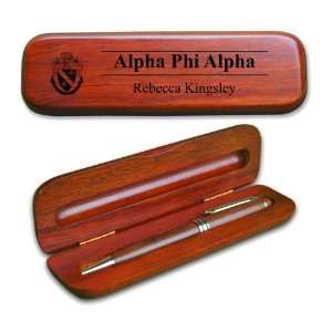  Alpha Phi Alpha Wooden Pen Set