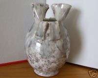 Studio Art Pottery 4 Double Neck Vase Made In Italy  