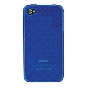  Qmadix iPhone 4 Flex Gel   Blue Apple iPhone 4 (Verizon 