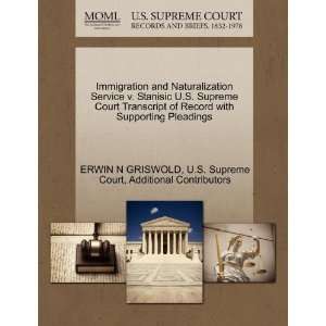 Immigration and Naturalization Service v. Stanisic U.S. Supreme Court 