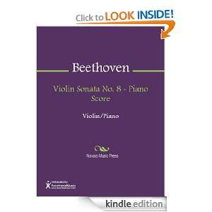 Violin Sonata No. 8   Piano Score Sheet Music Ludwig van Beethoven 