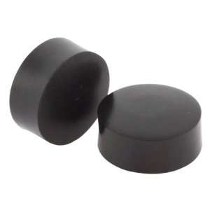    Pair of Solid Areng Wood Double Flared Plugs 16mm 5/8 Jewelry