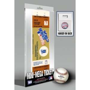 Kansas City Royals 1985 World Series Game 7 Mini Mega Ticket  