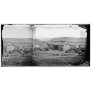  Civil War Reprint Keedysville, Md., vicinity. Smiths barn 