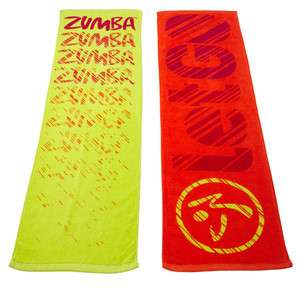 Zumba Fitness Let Go Fitness Towels  