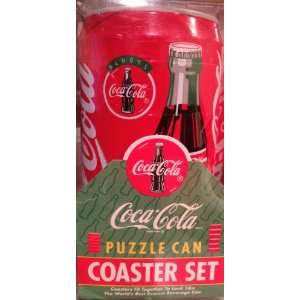  Coca cola Puzzle Can Coaster Set