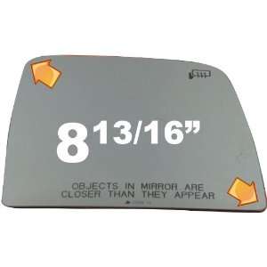   Heated, Convex, Passenger Side Replacement Mirror Glass: Automotive