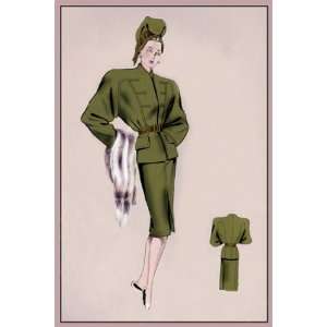 Dress Suit With Dolman Sleeve   Poster (12x18): Home 