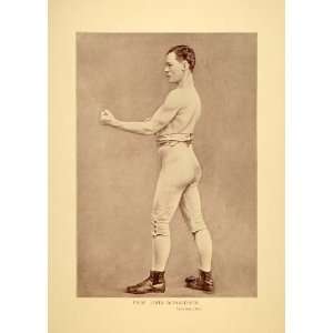  1894 John Donaldson Boxer John L. Sullivan Fight Print 