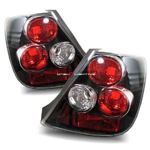  02 05 Honda Civic Si Tail Lights   Black: Automotive