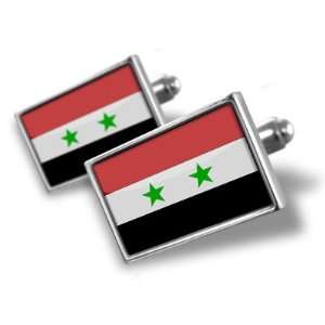 Cufflinks Syria Flag   Hand Made Cuff Links A MANS 