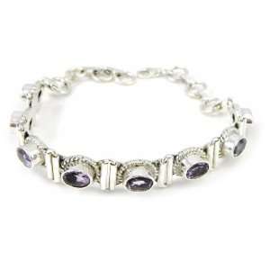  Silver bracelet Heaven amethyst. Jewelry
