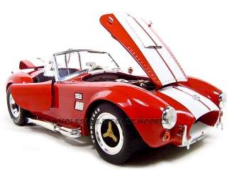 1965 SHELBY COBRA 427 S/C RED 1:18 SCALE DIECAST MODEL  