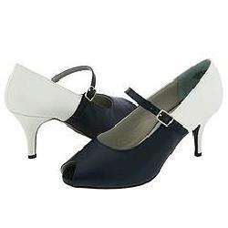   Mackenzie Navy Leather/White Leather Pumps/Heels  
