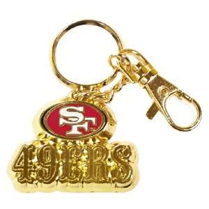 San Francisco 49ers Team Logo Heavyweight Keyring Sports 