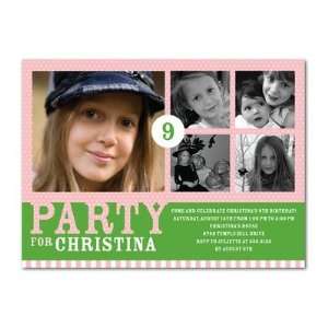 Birthday Party Invitations   Fond Memories Bloom By Hello Little One 