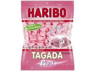 HARIBO different flavors Gums Licorice Turtles Quaxi Balla Tagada Pink 