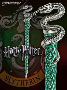 Harry Potter Hogwarts Houses Slytherin Silver Plated Pen Noble Gift 