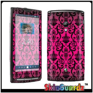 PINK VIN DECAL SKIN COVER SONY ERICSSON XPERIA X10 CASE  
