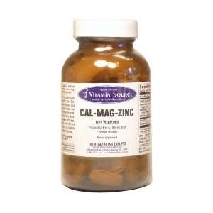  Vitamin Source Cal Mag Zinc Veg Tablets Health & Personal 