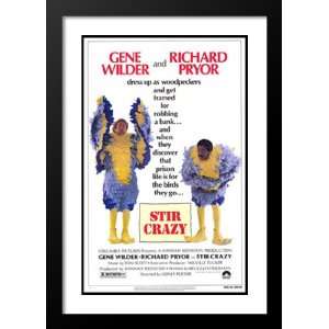  Stir Crazy 20x26 Framed and Double Matted Movie Poster 