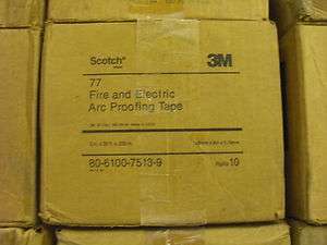 NEW Scotch 3M Fire Retardant Electric Arc Proofing Tape 77 Series Case 