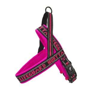  Padded Dog Harness   Pink 32 (28 32 girth x 24 neck)