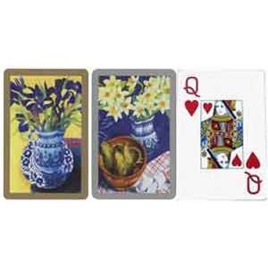 Congress Fleur De Lis Blue Jumbo Index Playing Cards  