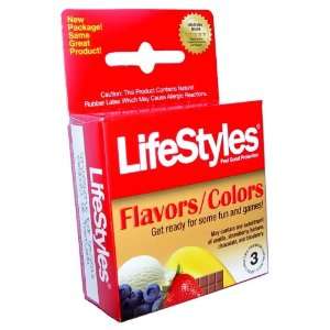  Lifestyles Assorted Flavors/Colors 3 pack Health 