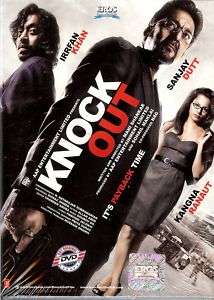 Knock Out   Sanjay Dutt, Irfan   Indian Hindi Movie DVD  