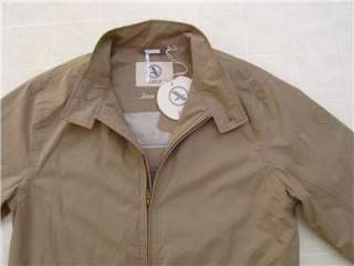 AIGLE Full Zip M Jacket Coat Cotton Breathable Windbreak Mens Khaki 