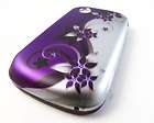 purple silver vines hard snap on case cover zte avail m $ 6 95 time 