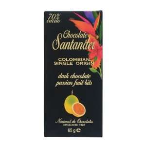 SANTANDER 70% Cocoa Passion Fruit Bar 10 Count  Grocery 