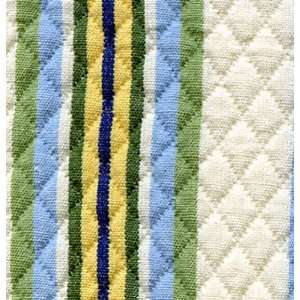  quilted sky blue stripe fabric