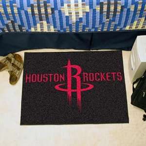 Houston Rockets 18 x 29 Logo Starter Mat  Sports 