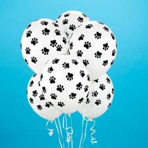  Paw Print Balloons (6 count) Toys & Games