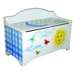 sunshine day dream hand painted toy box   by sweet 
