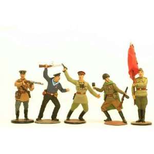    Tin Soldiers * set of 5 * Red Army 1941 1945 * ts.117 Toys & Games