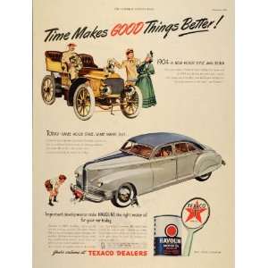  1945 Ad Havoline Motor Oil Texaco Texas Company Packard 