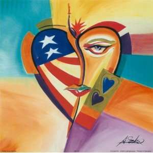  Love American Style I by Alfred Gockel 8x8 Kitchen 
