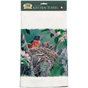  Rise and Shine Robins Towel (Kitchen Accessories 